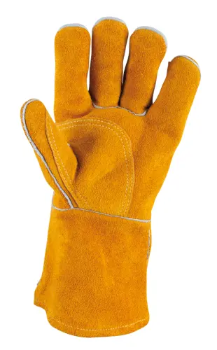KSTOOLS – Gants de protection courts en cuir pour soudeur – Taille L – 985.7035
