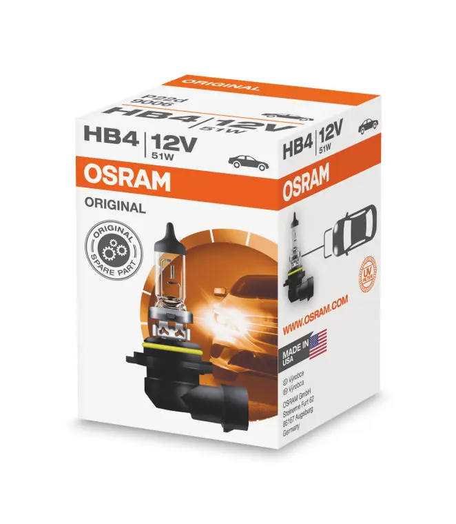 1 ampoule voiture type HB4 12V 51W Osram 9006