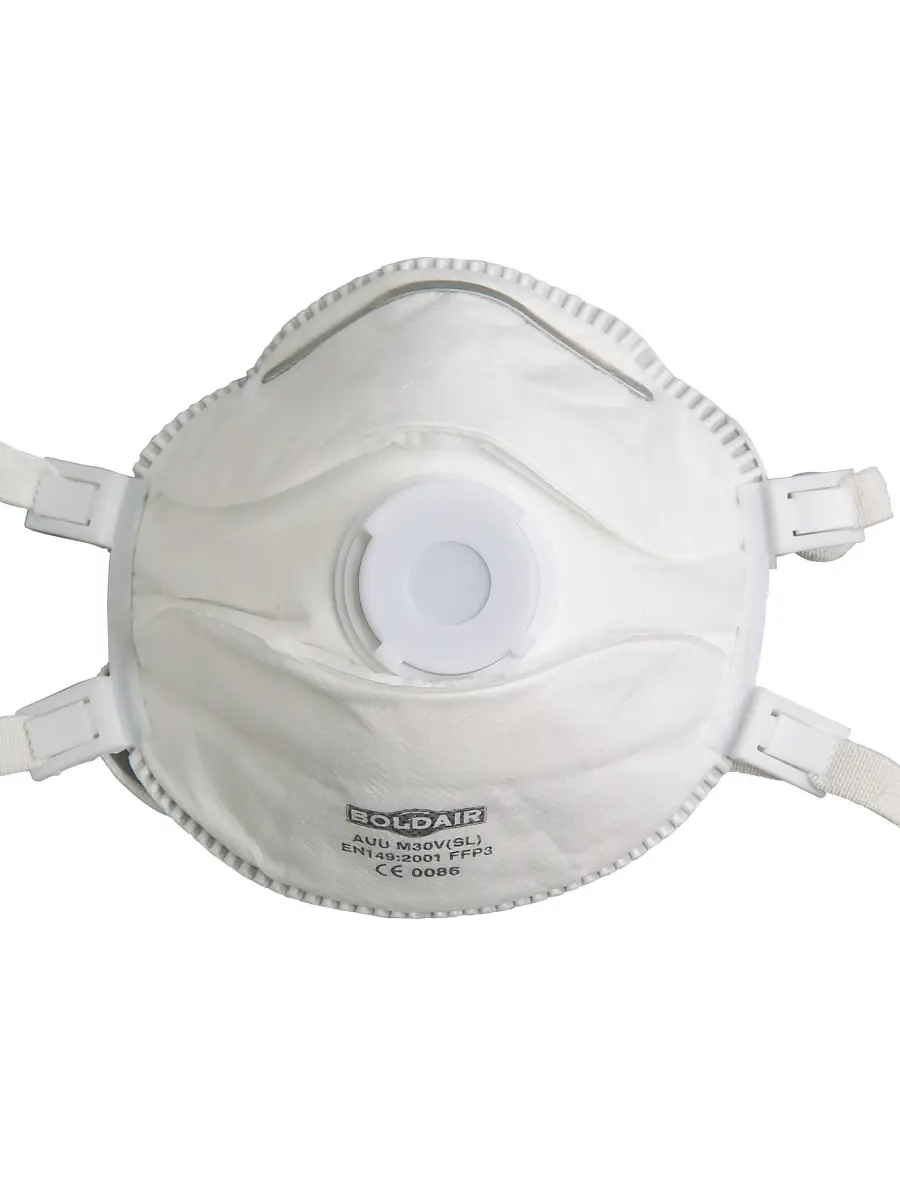 Demi-masque classique avec valve. FFP3 NR D. Boîte de 5 pièces. Singer AUUM30VSL. Taille unique