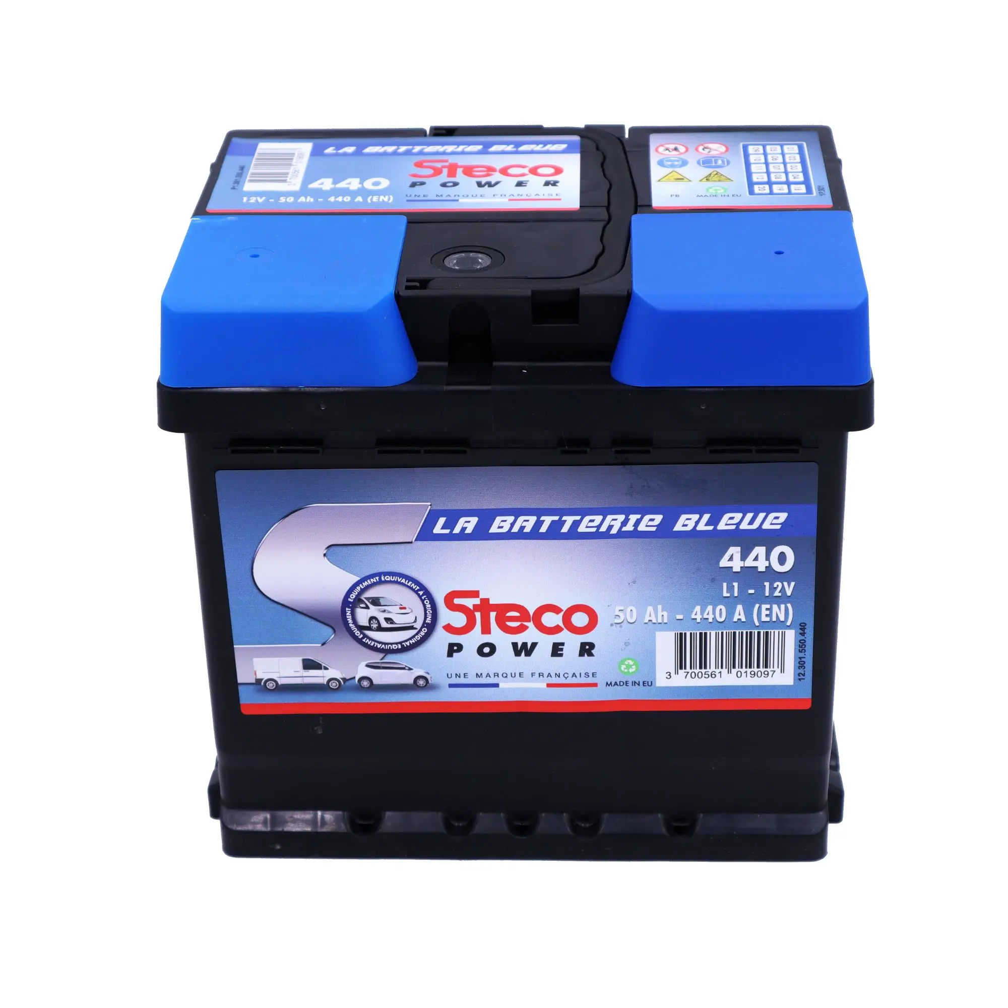 Batterie 12V 50Ah 440A STECO 440